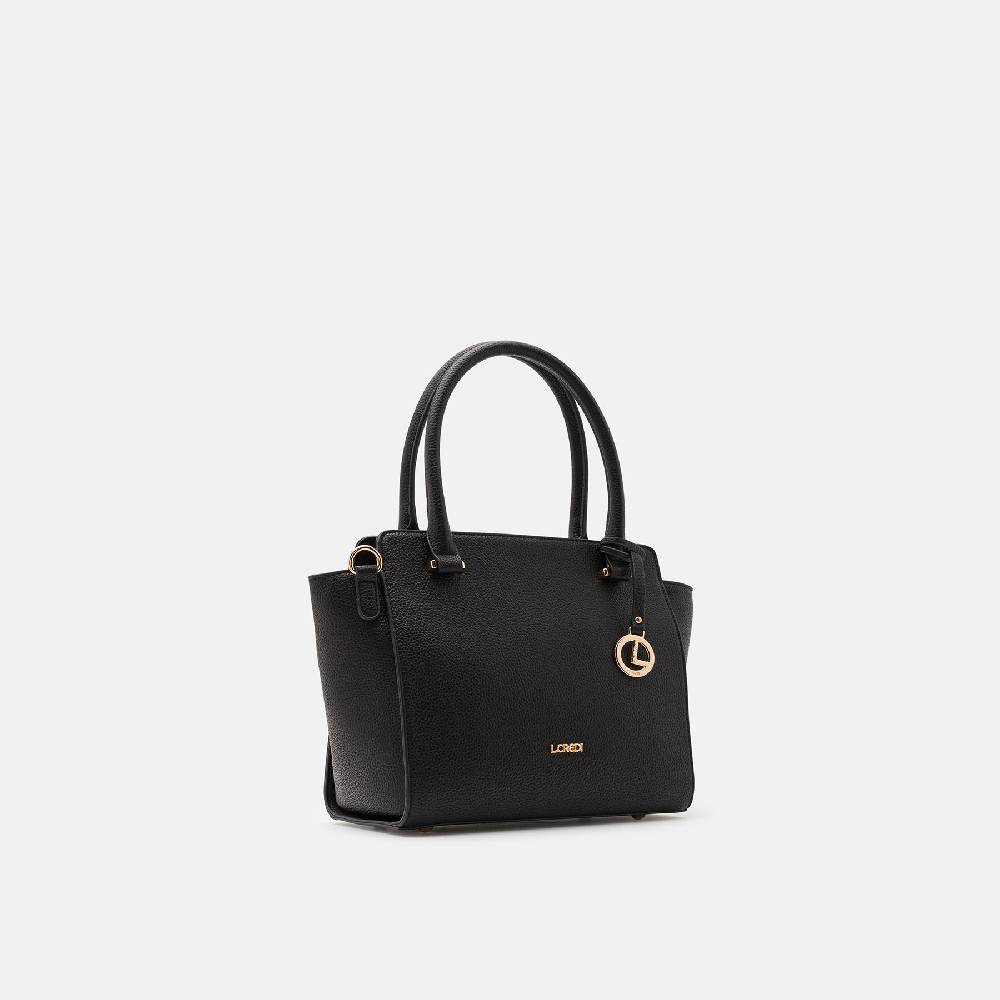 L. Credi Nura Henkeltasche schwarz Versandkostenfrei