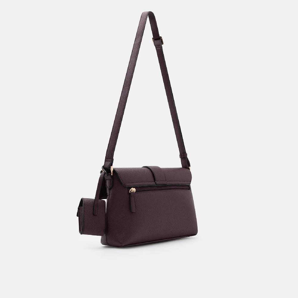 L. Credi Nadira Umhängetasche dark plum Begrenztes Angebot