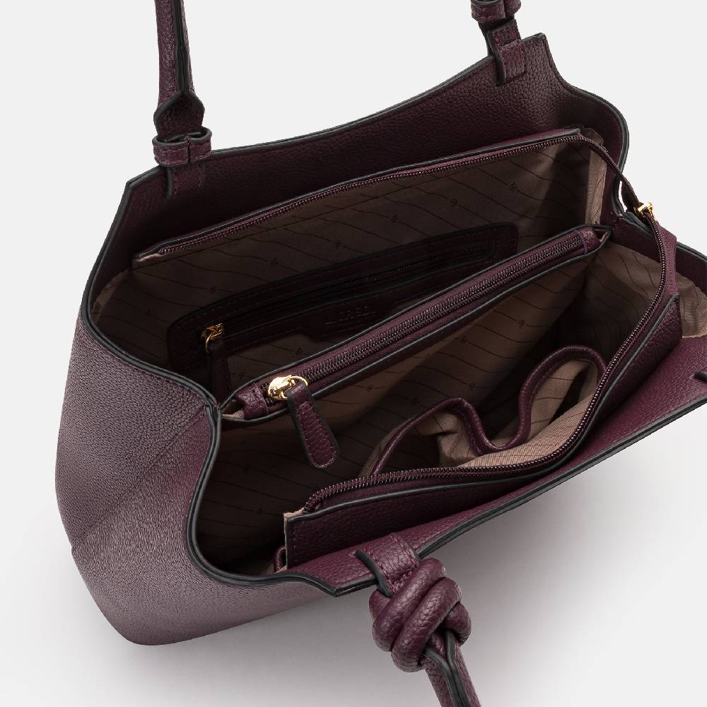 L. Credi Nalina Hobo dark plum Online Shopping