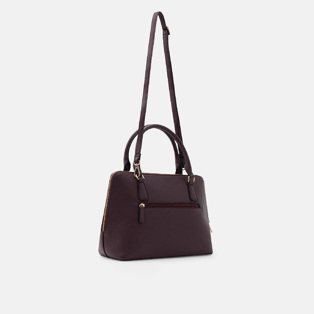 L. Credi Ninelle Henkeltasche dark plum Saisonschlussverkauf