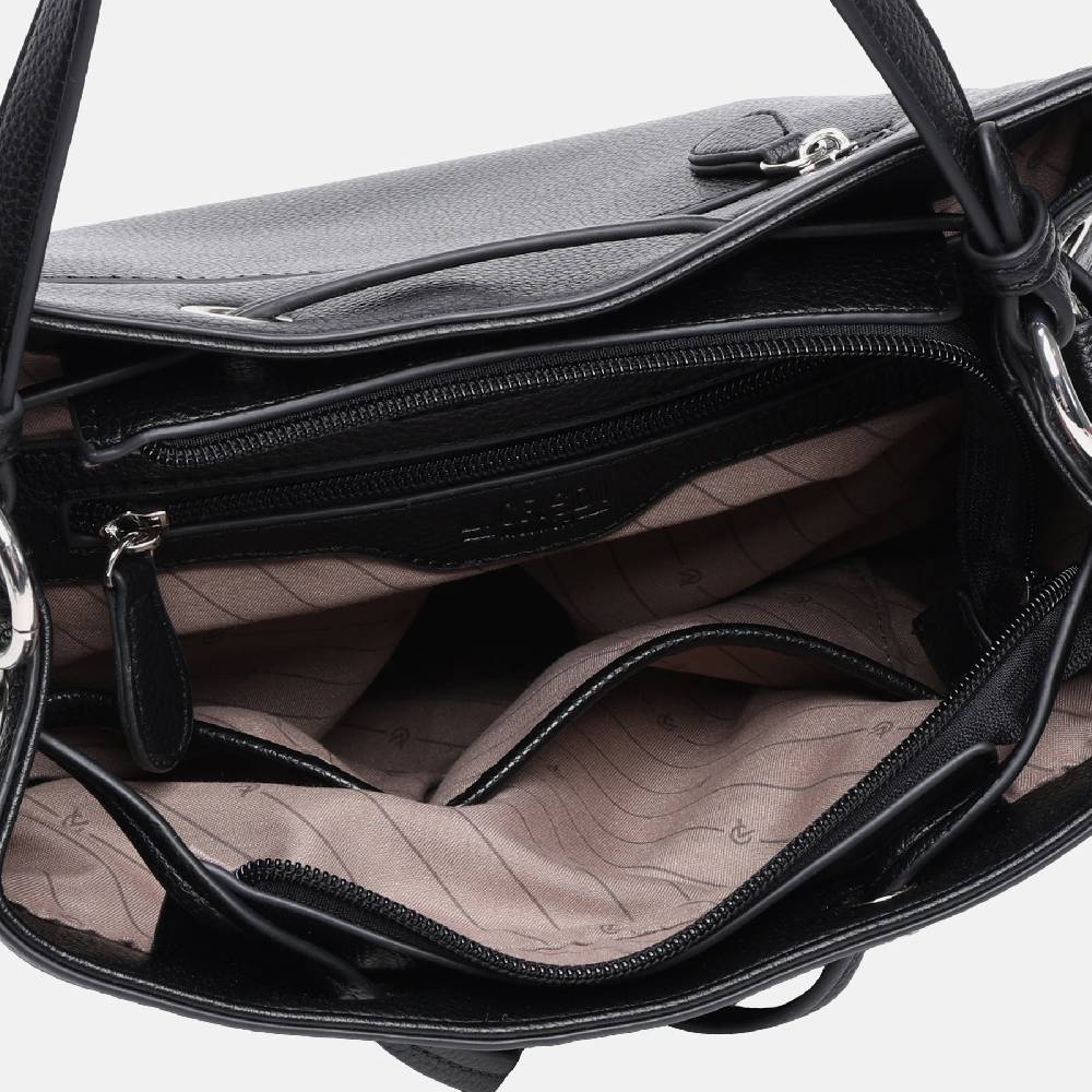 L. Credi Ebony Hobo schwarz Valentinstagsangebot