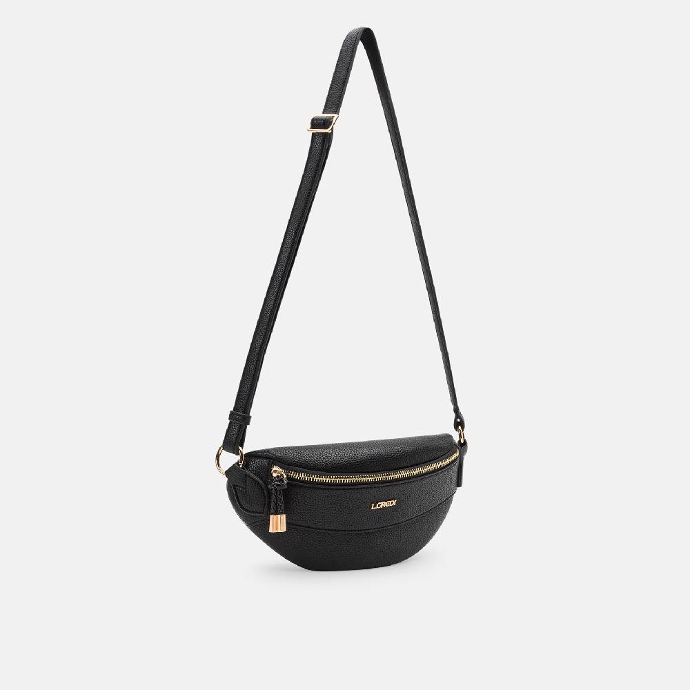 L. Credi Nova Umhängetasche schwarz Top Angebot