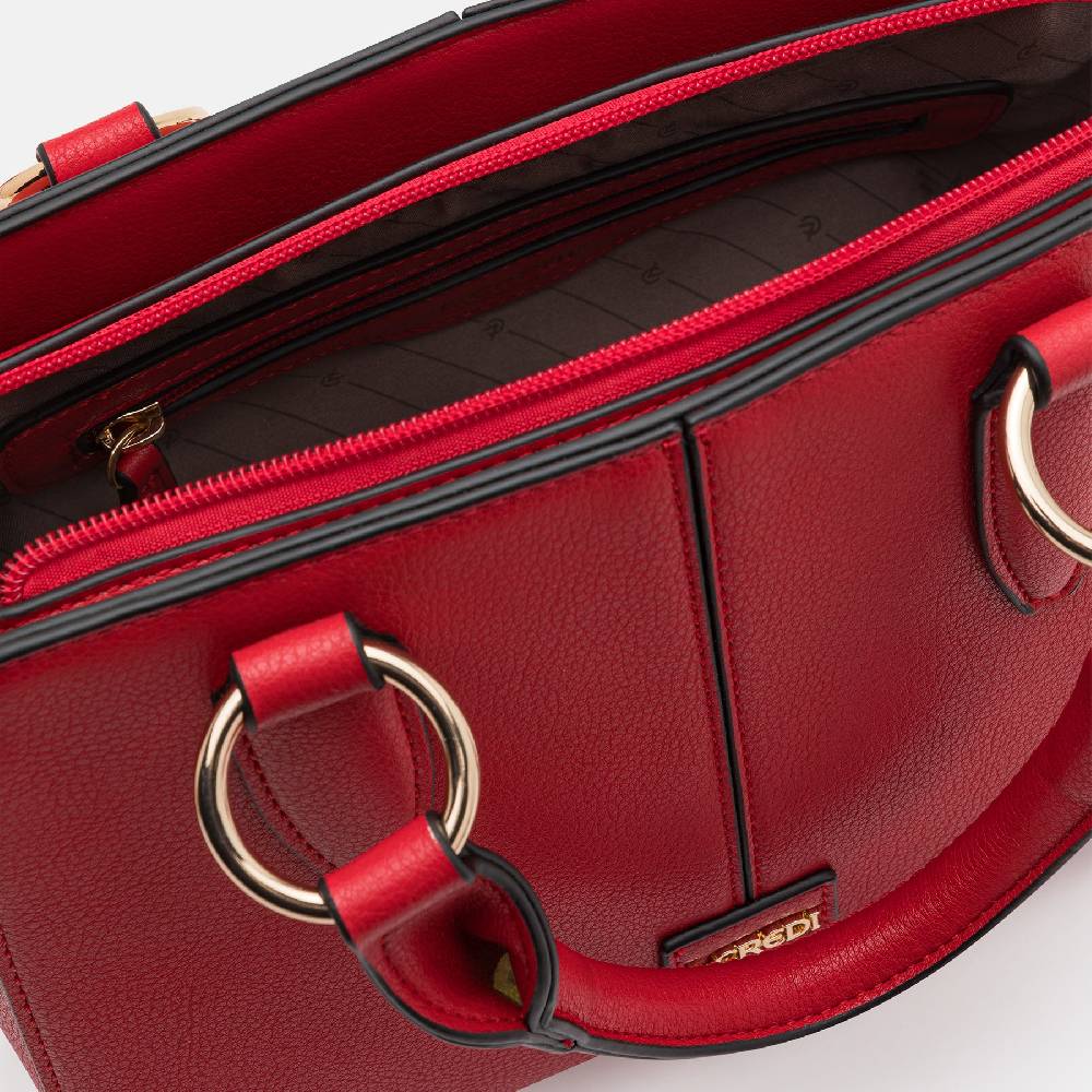 L. Credi Nadja Henkeltasche salsa Große Rabatte