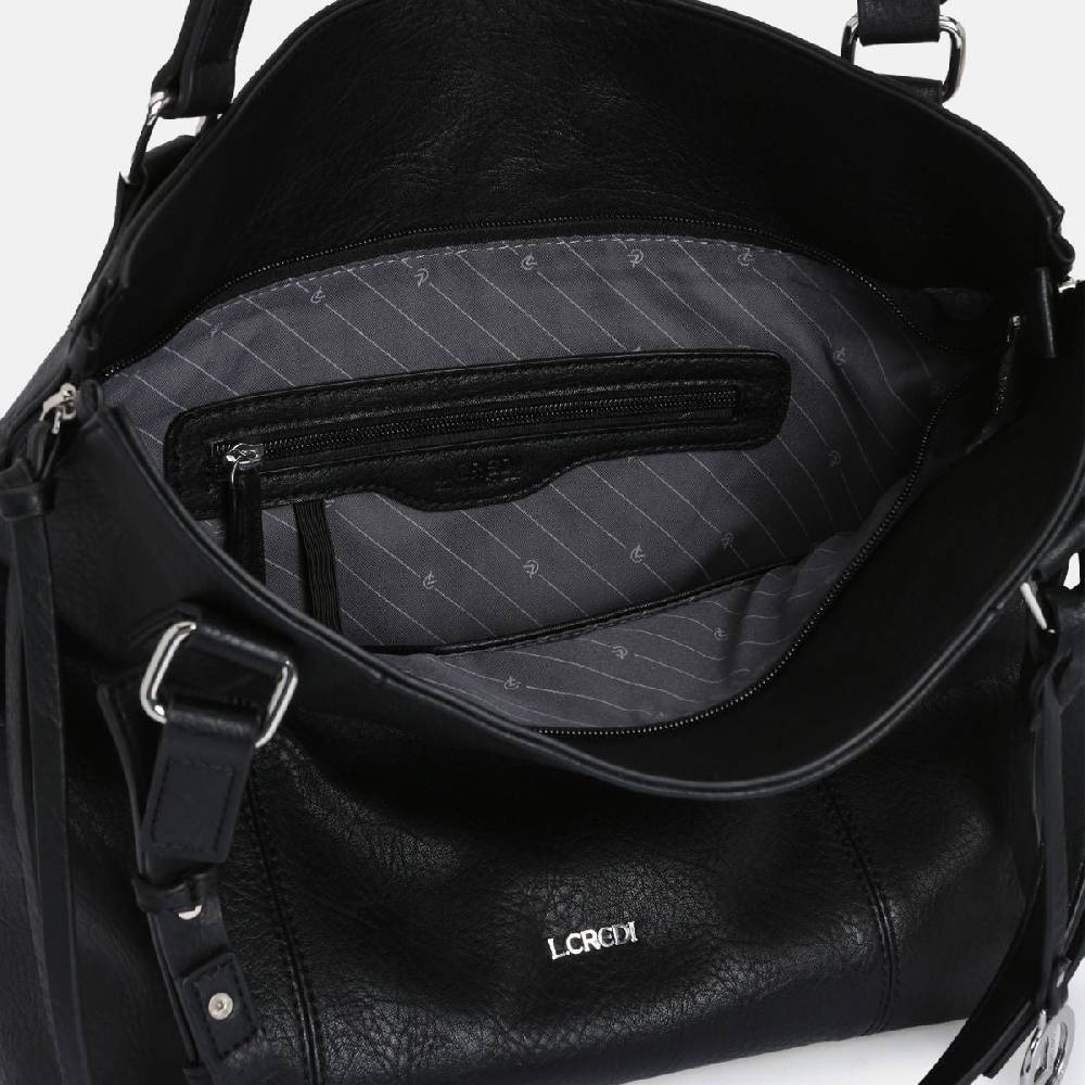 L. Credi Jana Shopper schwarz Super Rabatt