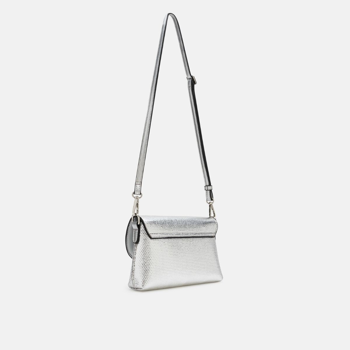 L. Credi Nadine Clutch silber Versandkostenfrei
