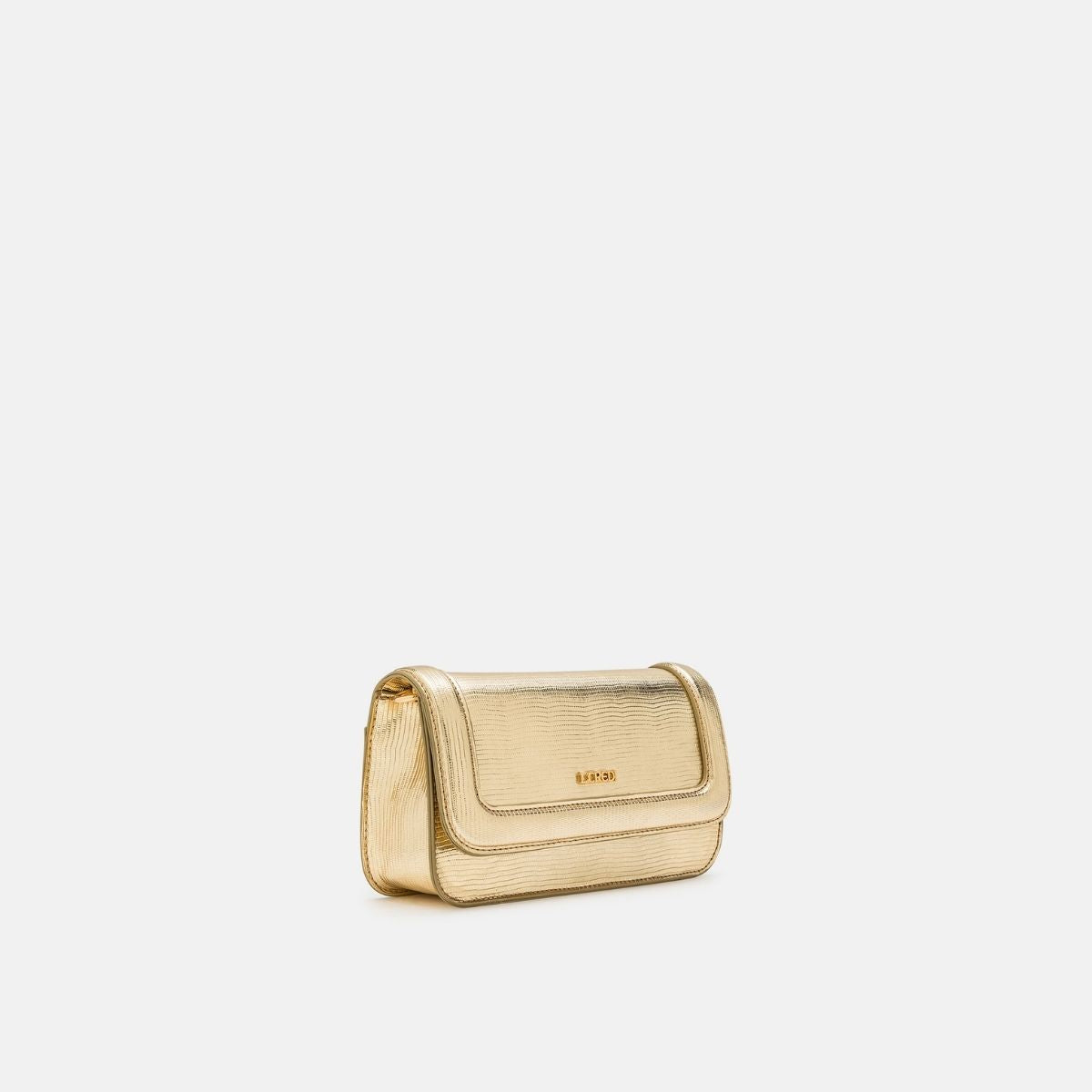 L. Credi Naimi Clutch gold Großer Ausverkauf