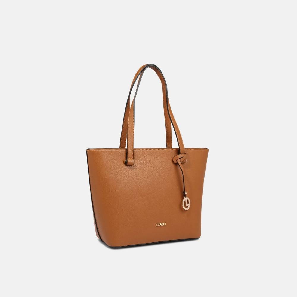L. Credi Filippa Shopper cognac Top Angebot
