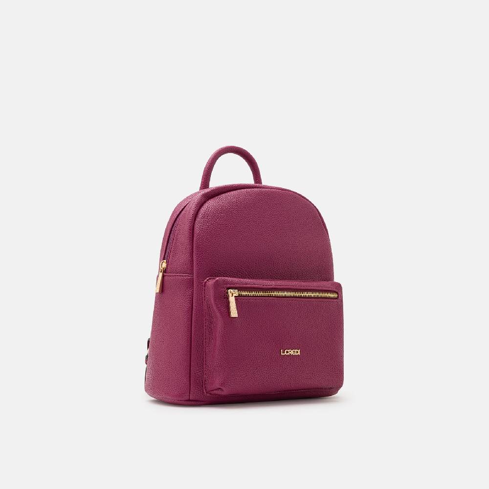 L. Credi Budapest Rucksack plum Kauf eins, bekomm eins gratis