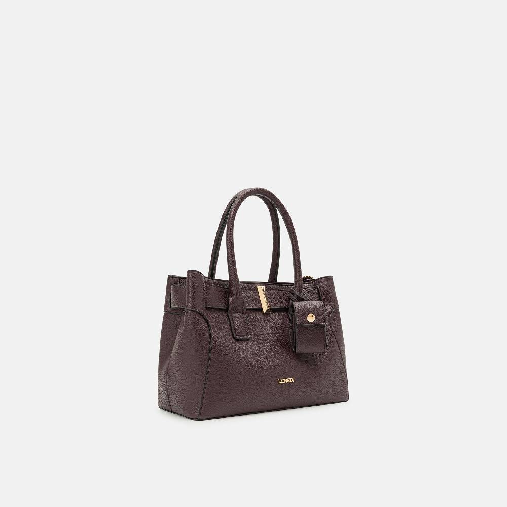 L. Credi Nadira Henkeltasche dark plum Tägliche Deals