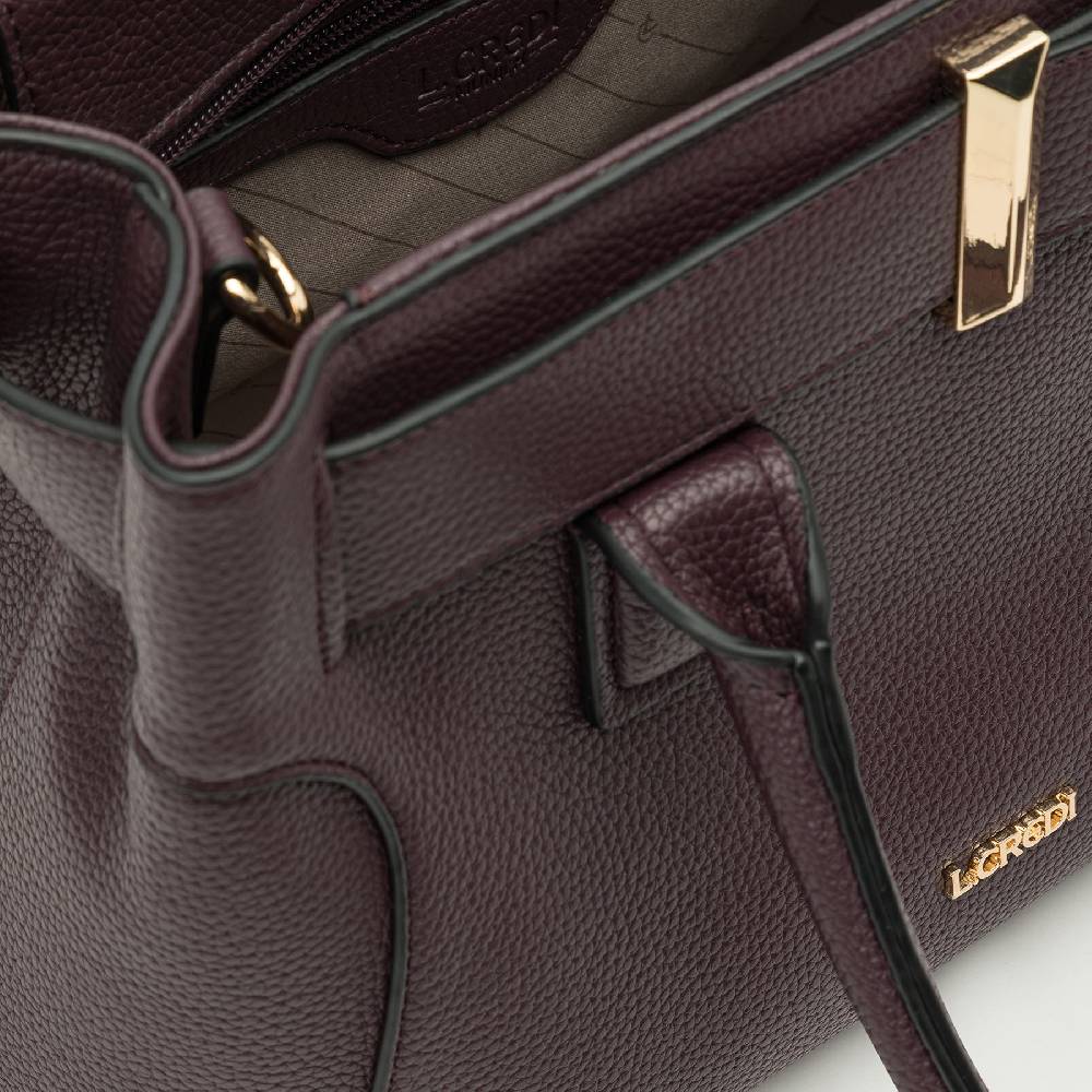 L. Credi Nadira Henkeltasche dark plum Tägliche Deals