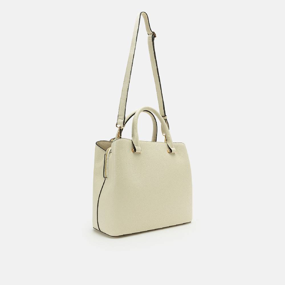 L. Credi Maxima Henkeltasche creme Neueste Stile