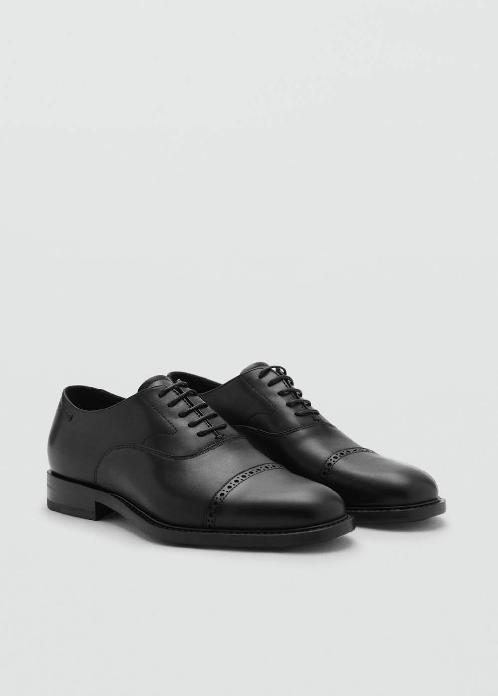 Mango Anzugschuhe aus Leder