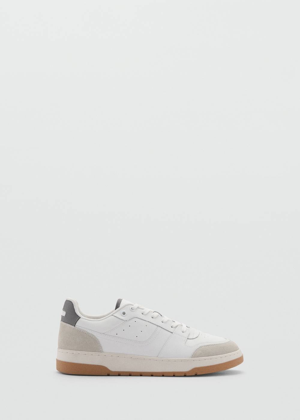 Mango Sneakers mit kontrastierenden Lederdetails Outlet