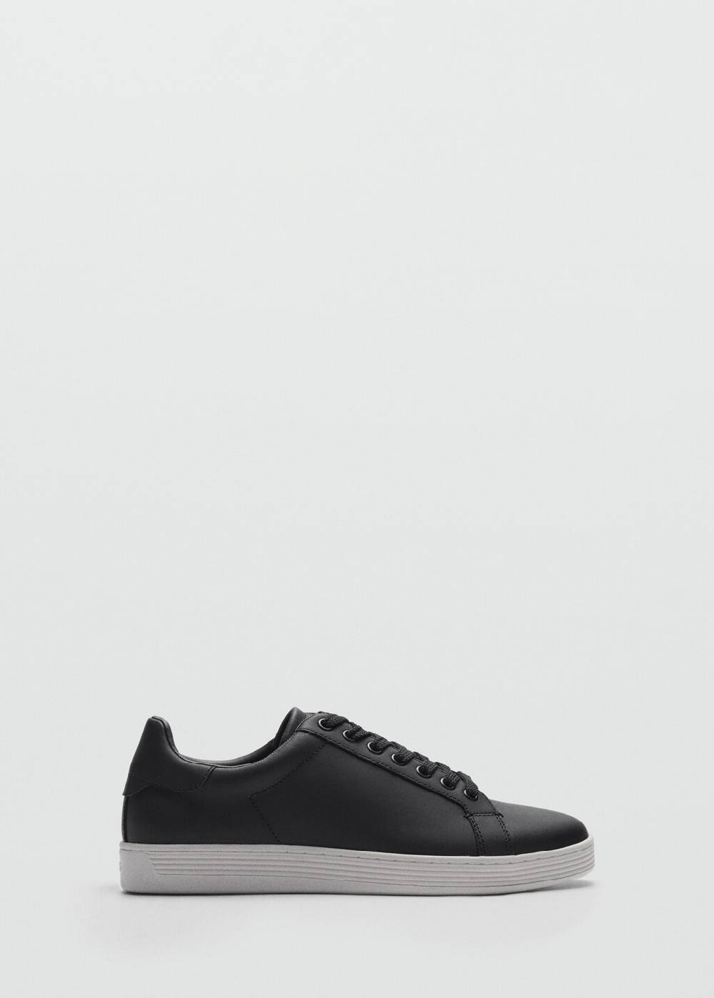 Mango Ledersneakers mit Kontrastsohle Angebote