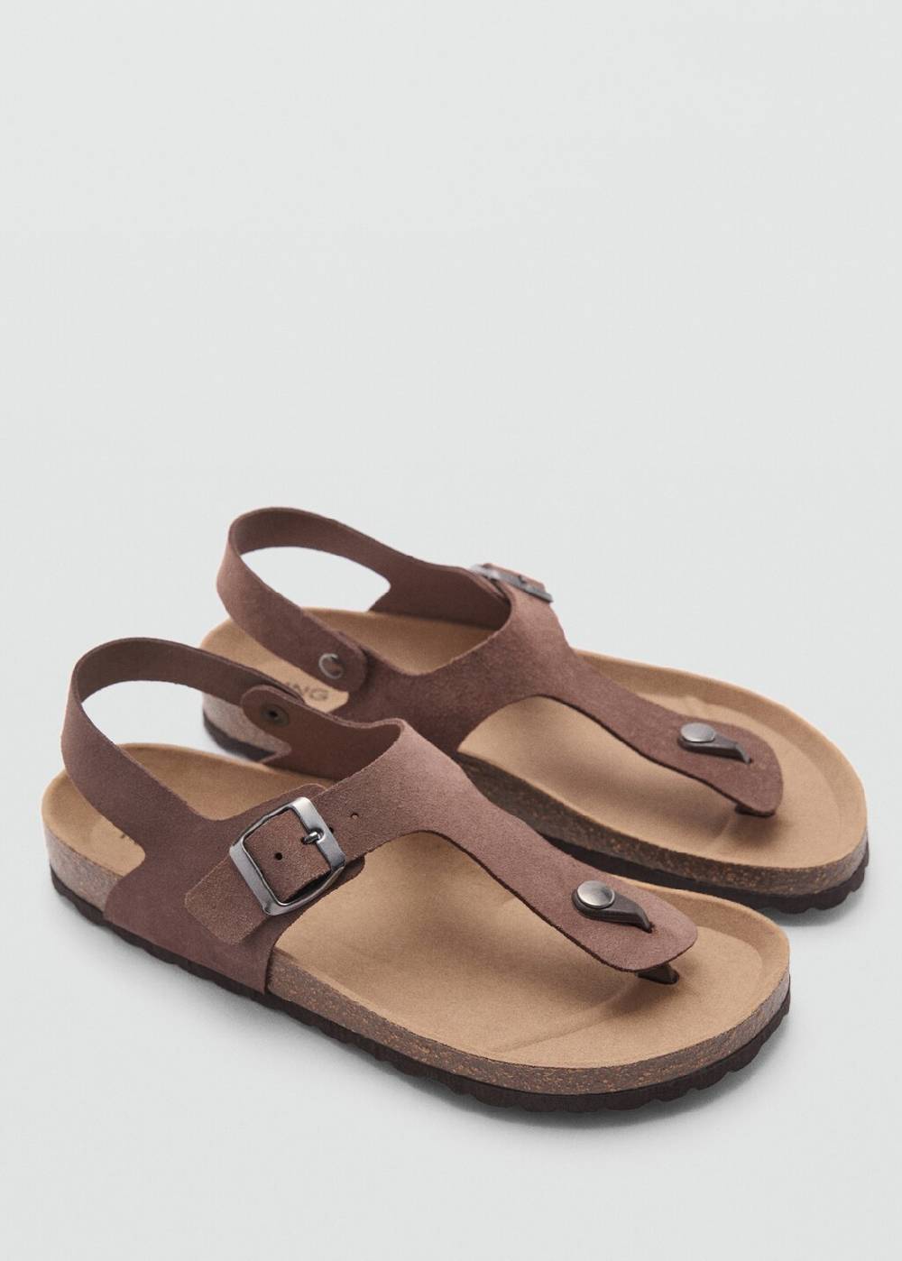 Mango Riemensandalen aus Leder