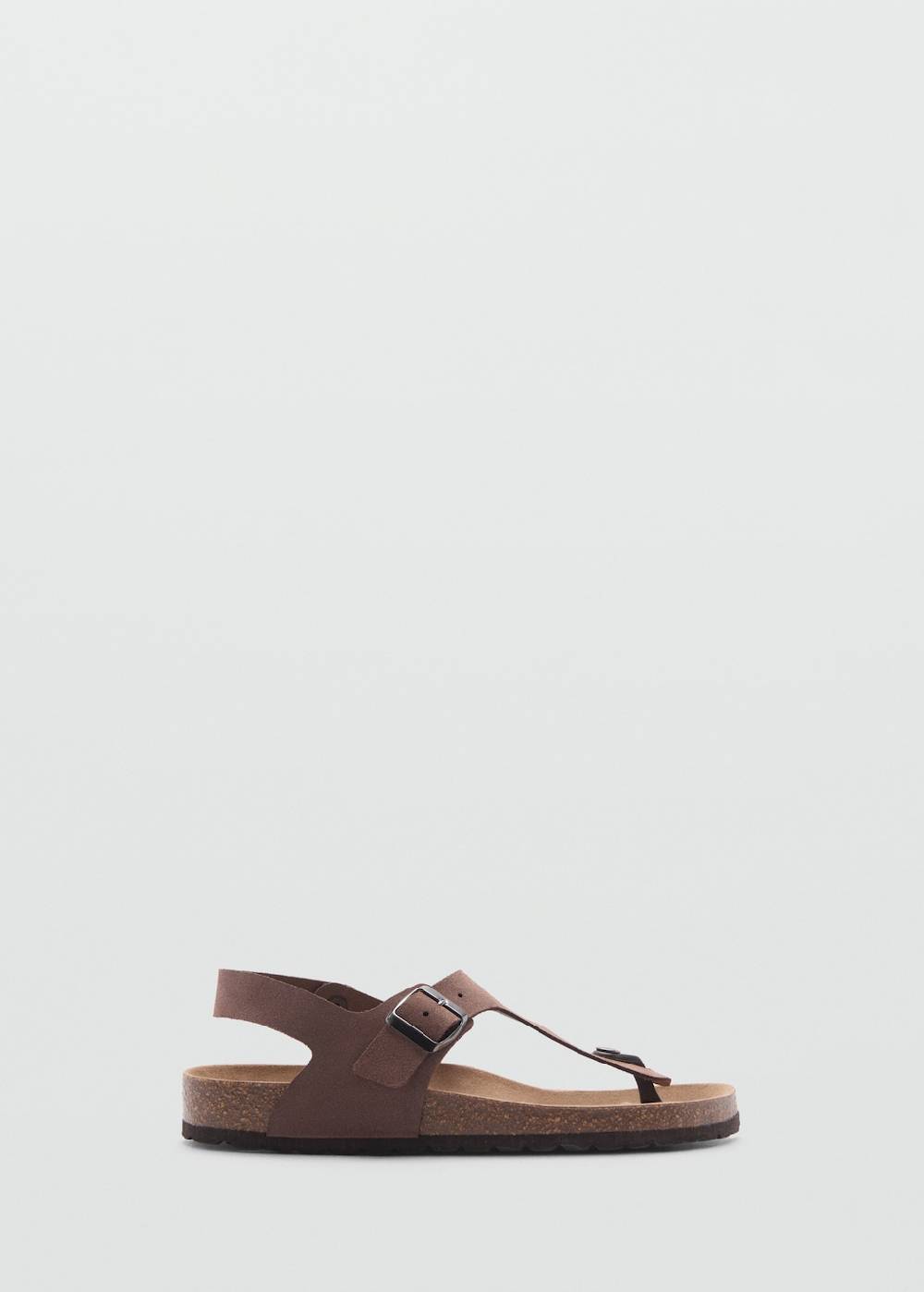 Mango Riemensandalen aus Leder Schlussverkauf
