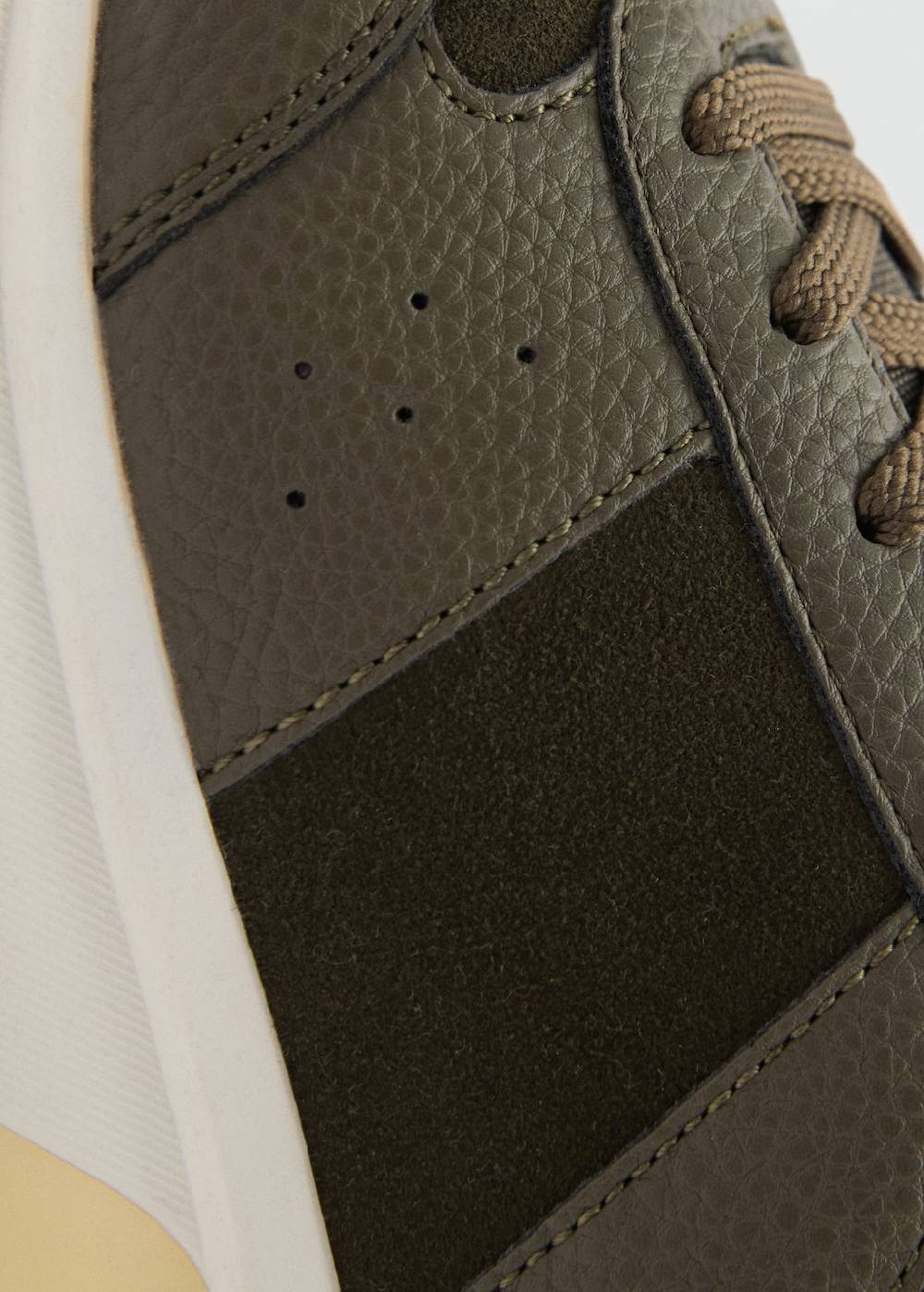 Mango Sneakers mit kontrastierenden Lederdetails Blitzverkäufe