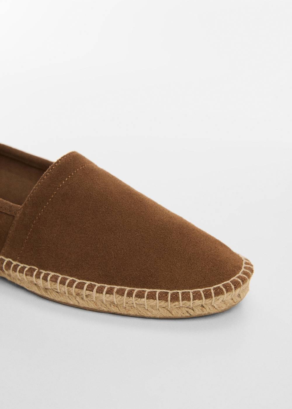 Mango Espadrille aus Rauleder und Jute Fabrikpreis