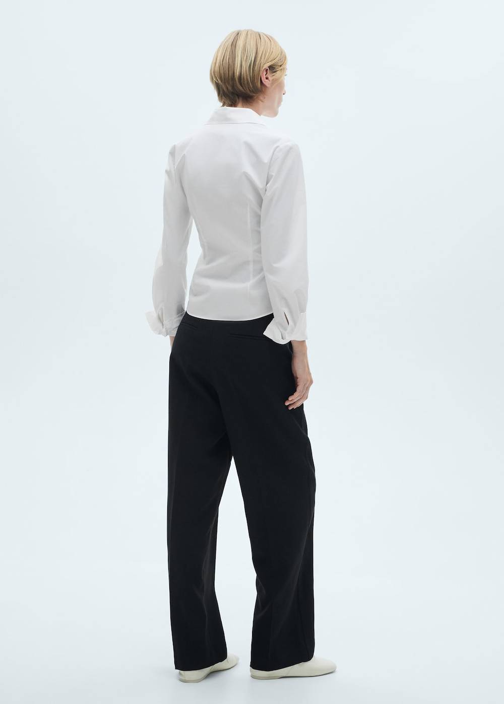 Mango Gerade Bundfaltenhose Großer Ausverkauf