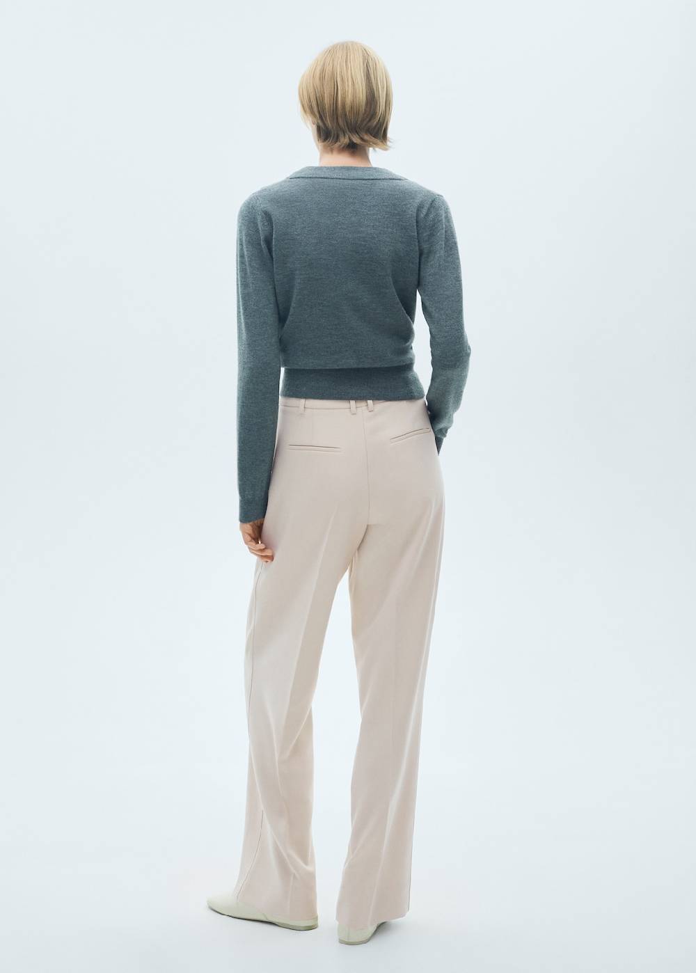 Mango Gerade Bundfaltenhose Flash Sale