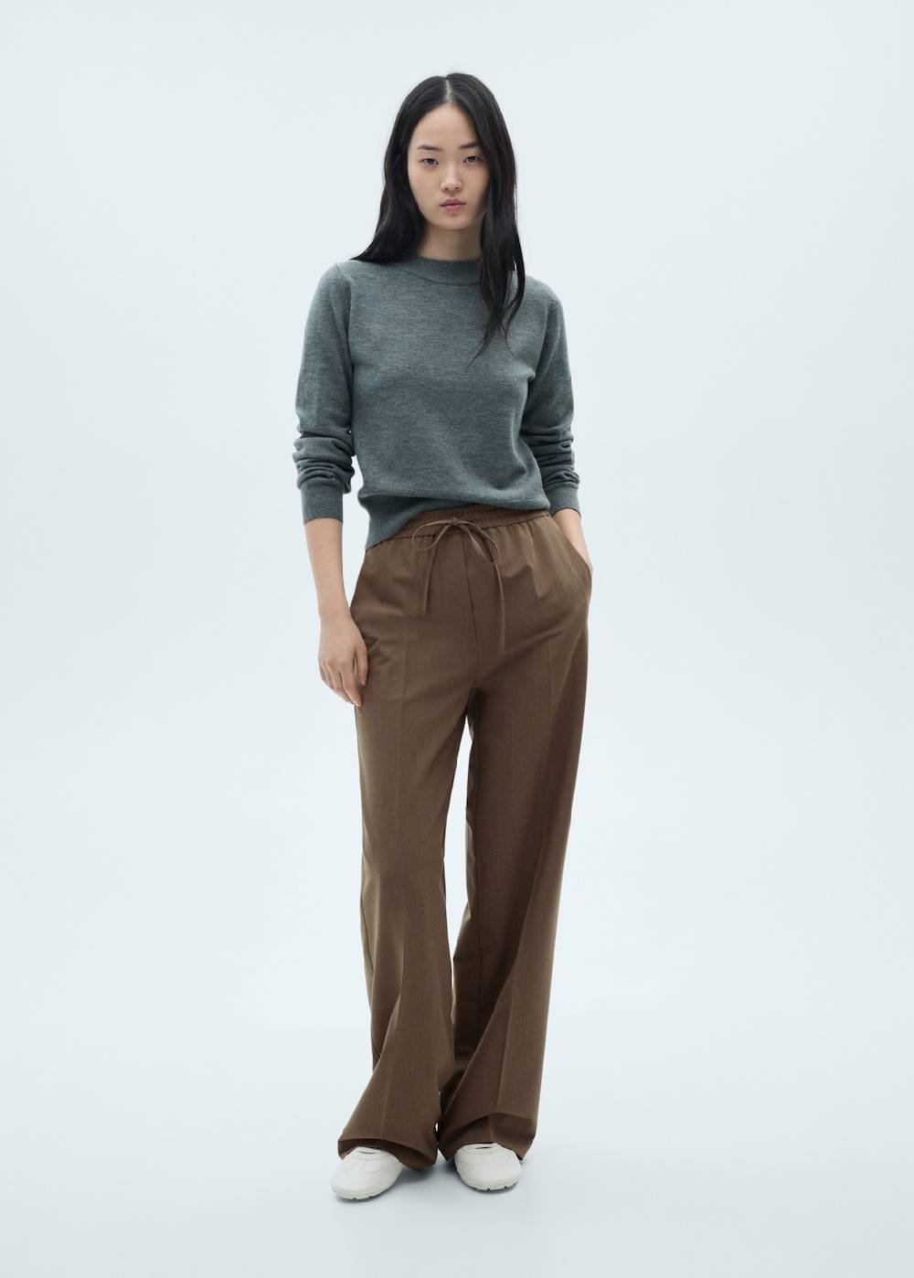 Mango Gerade Hose mit Stretchbund Online Shopping