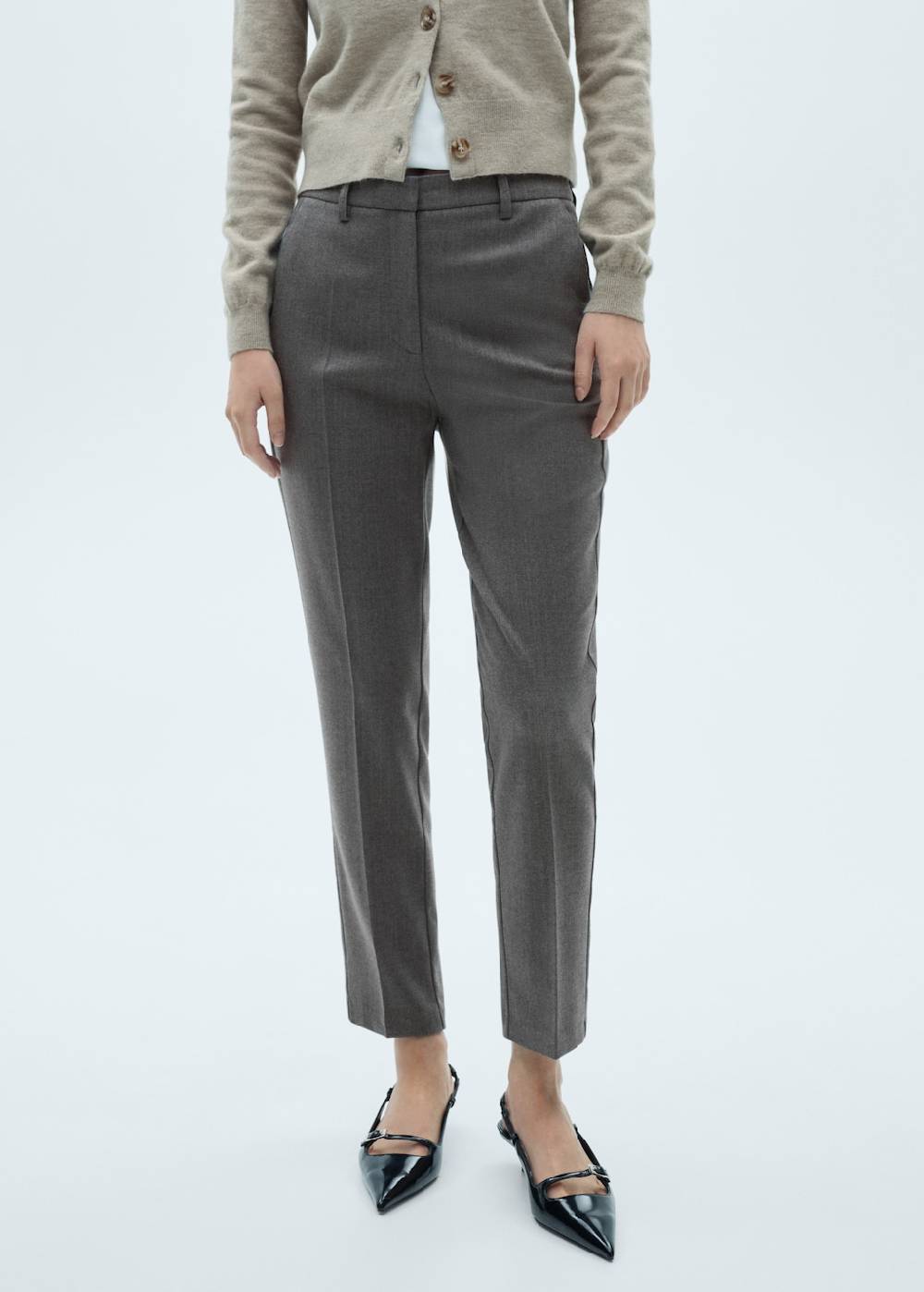 Mango Skinny Hose mit mittelhohem Bund