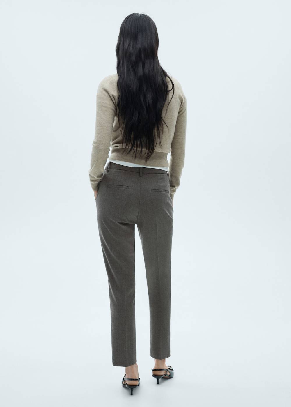Mango Skinny Hose mit mittelhohem Bund Exklusivangebot