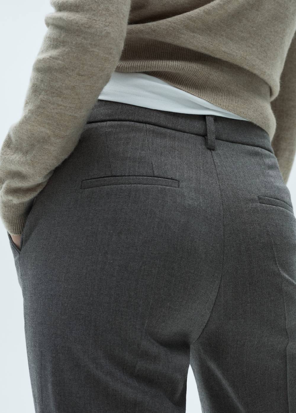 Mango Skinny Hose mit mittelhohem Bund Exklusivangebot