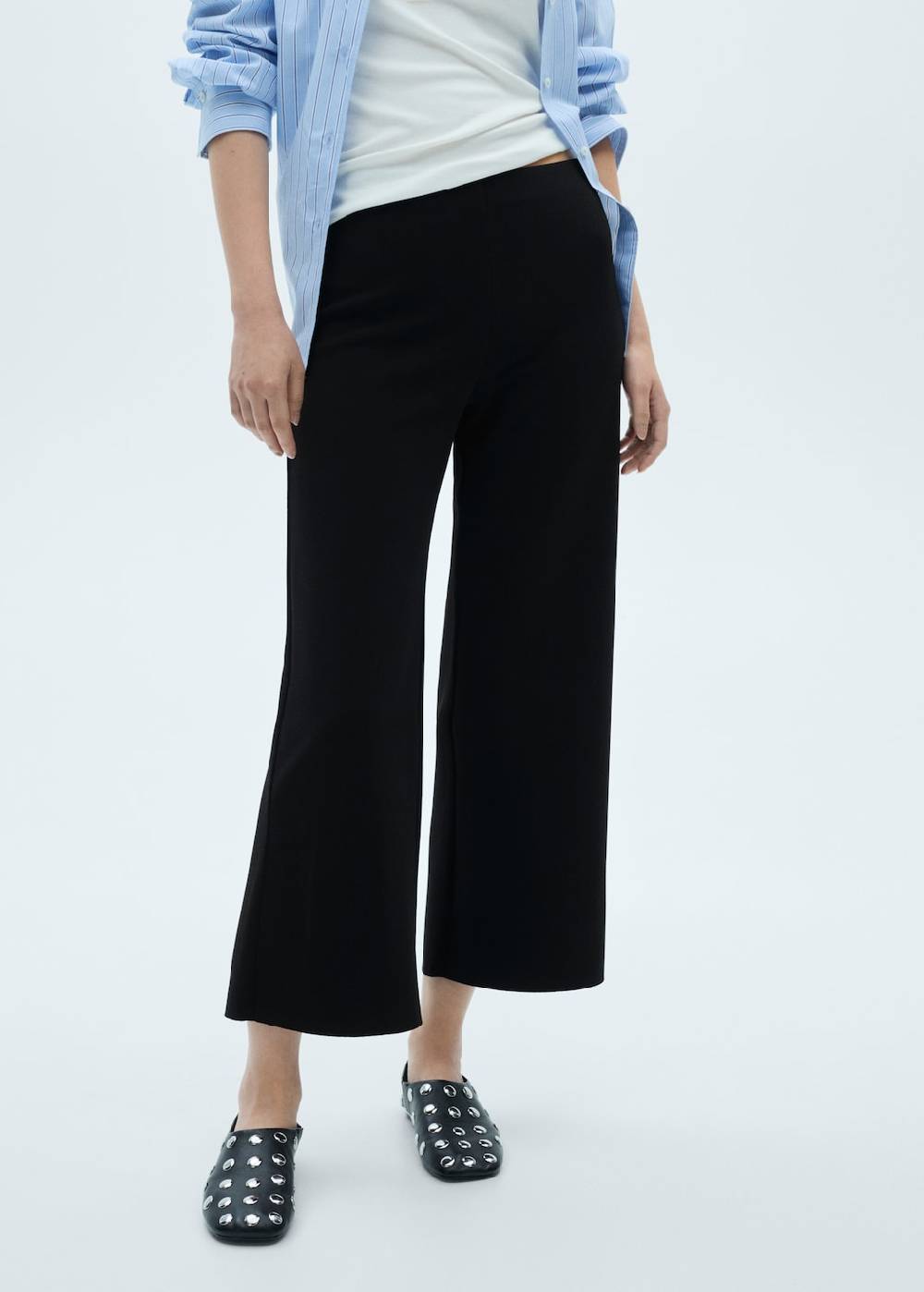 Mango Gerade, fließende Hose