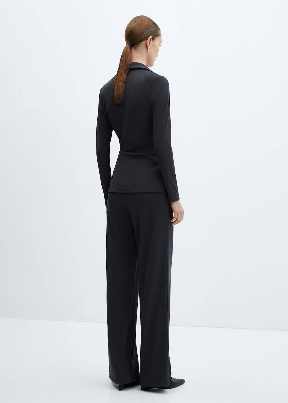 Mango Wideleg-Hose mit Stretchbund Neuheiten