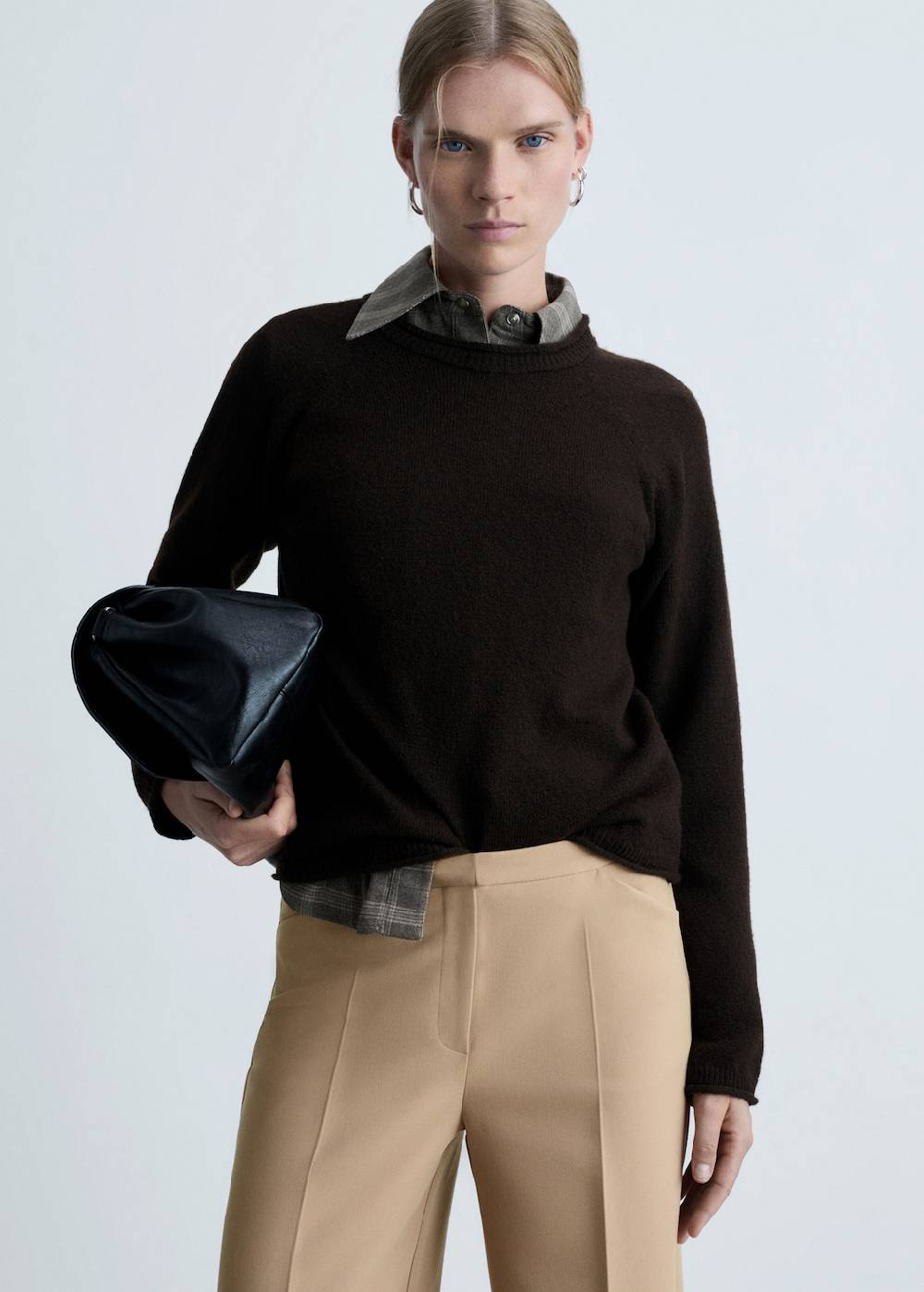 Mango Wideleg-Bundfaltenhose Tägliche Deals