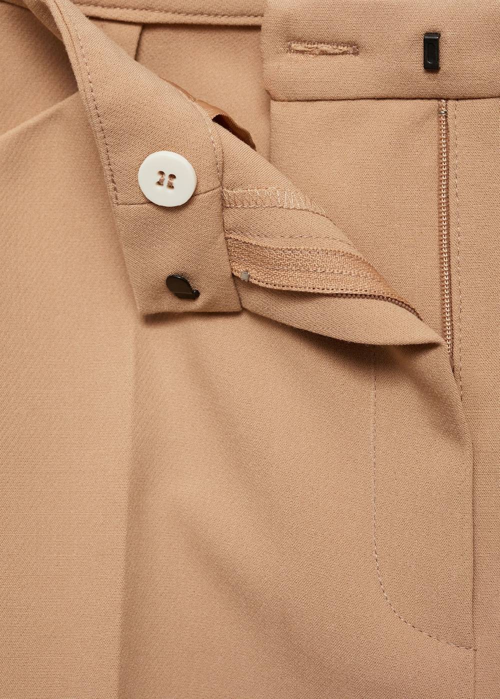 Mango Wideleg-Bundfaltenhose Tägliche Deals