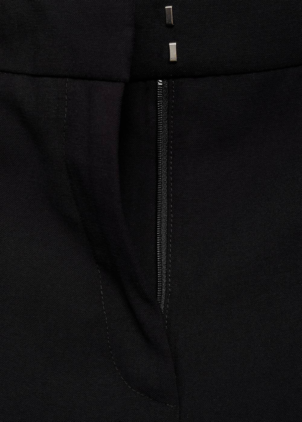 Mango Wideleg-Bundfaltenhose Begrenzte Freigabe