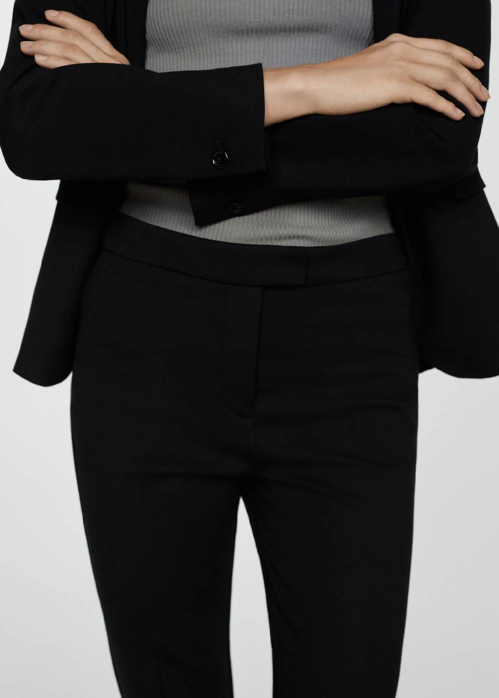 Mango Gerade Hose aus Romanit-Jersey Letzte 3 Tage