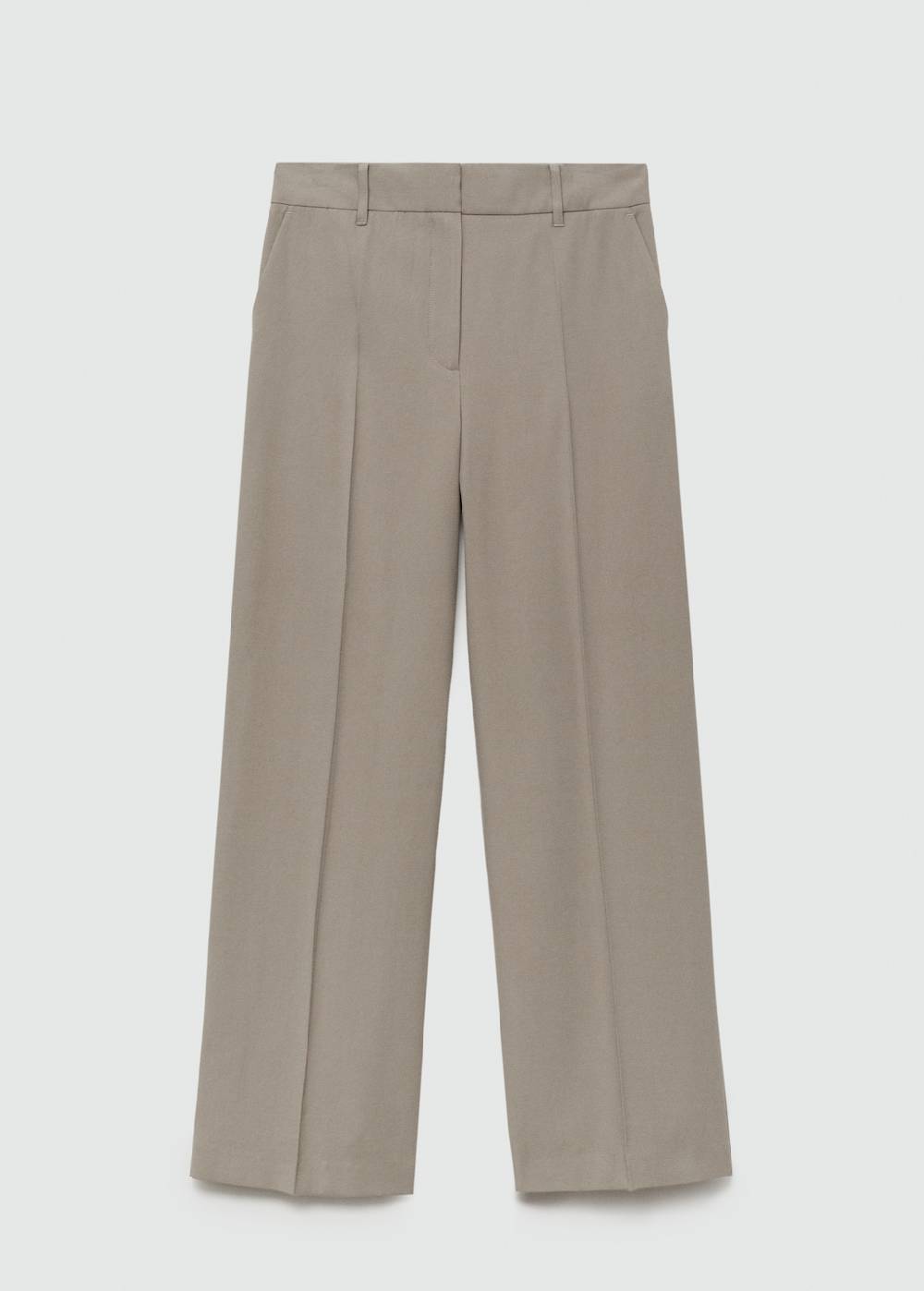 Mango Wideleg-Bundfaltenhose Neueste Stile