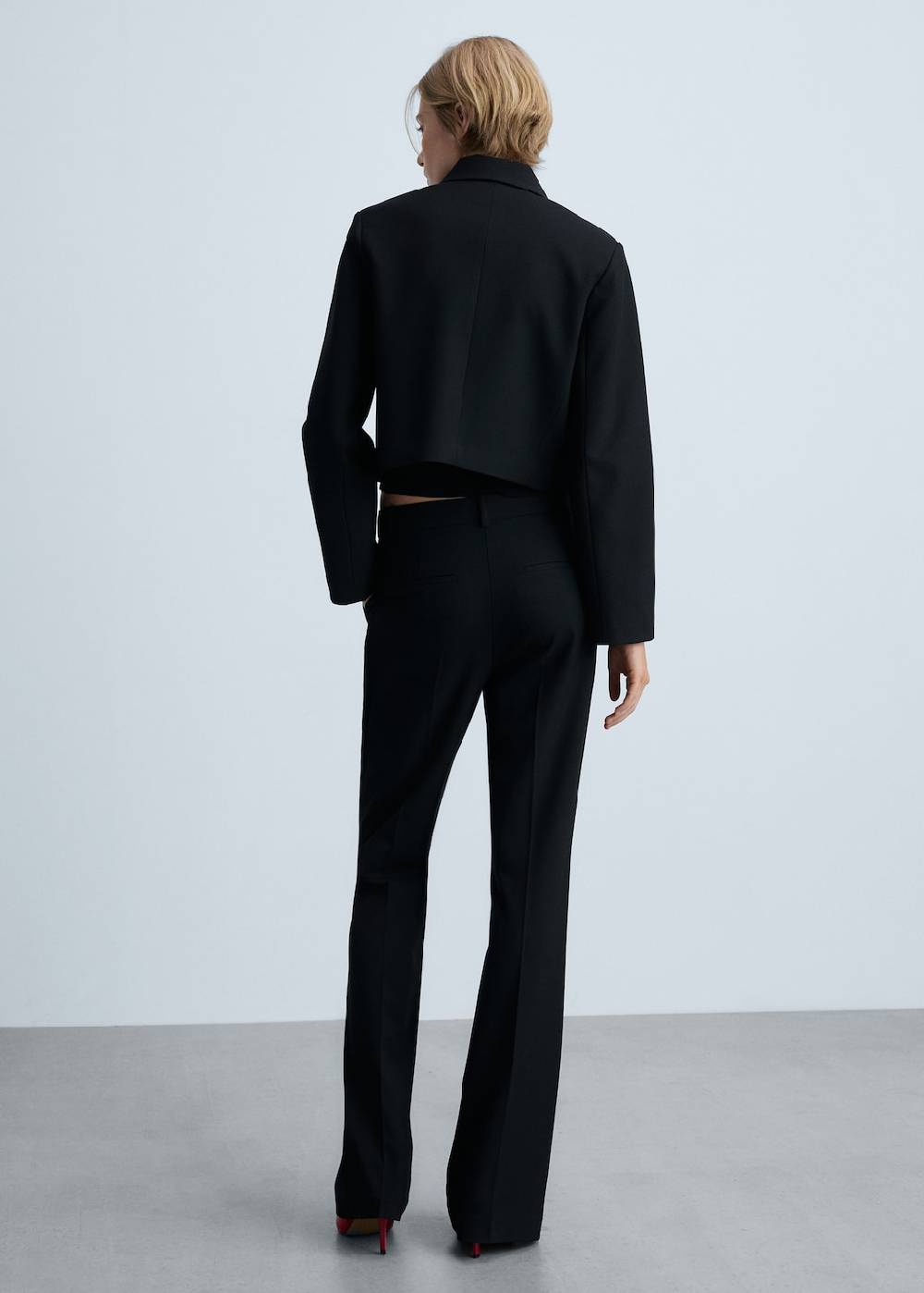 Mango Ausgestellte Hose mit hohem Bund Bis zu 60% Rabatt