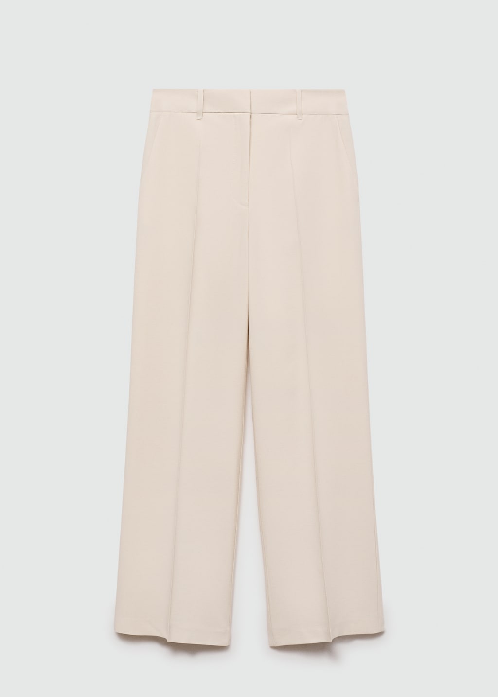 Mango Wideleg-Bundfaltenhose Discount Store für neue Produkte
