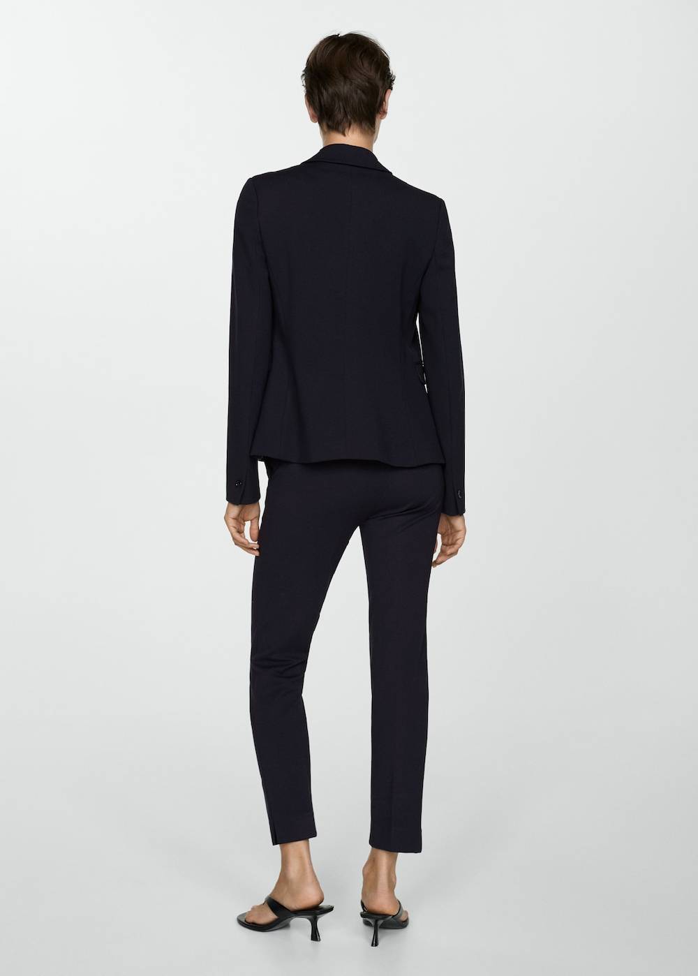 Mango Gerade Hose aus Romanit-Jersey Riesige Rabatte