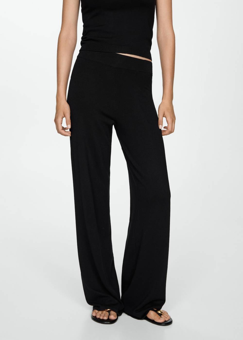 Mango Wideleg-Strickhose zollfrei