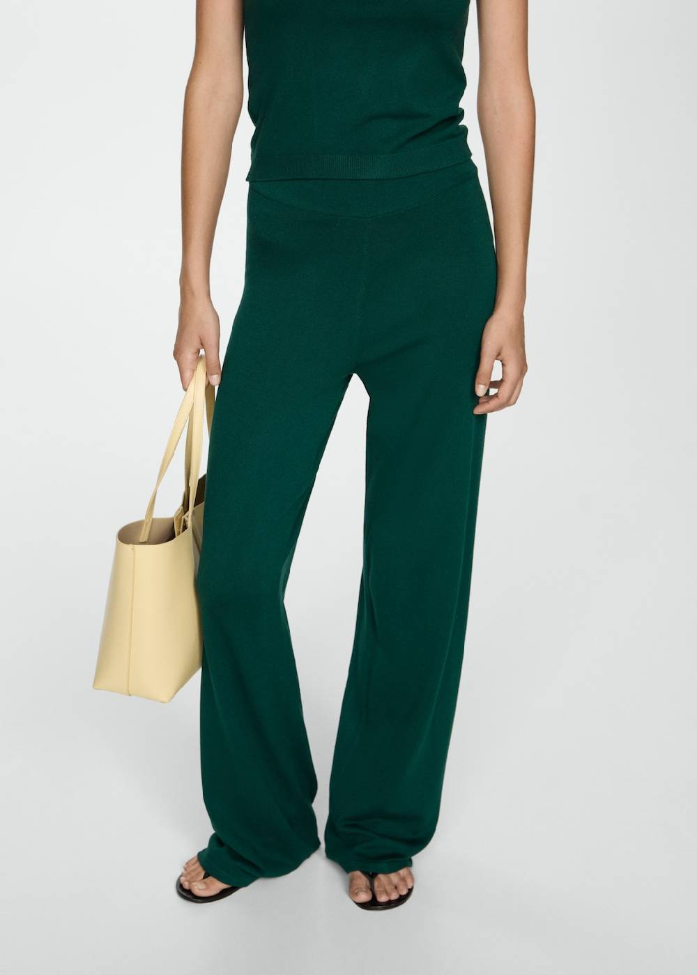 Mango Wideleg-Strickhose Günstiger Verkauf
