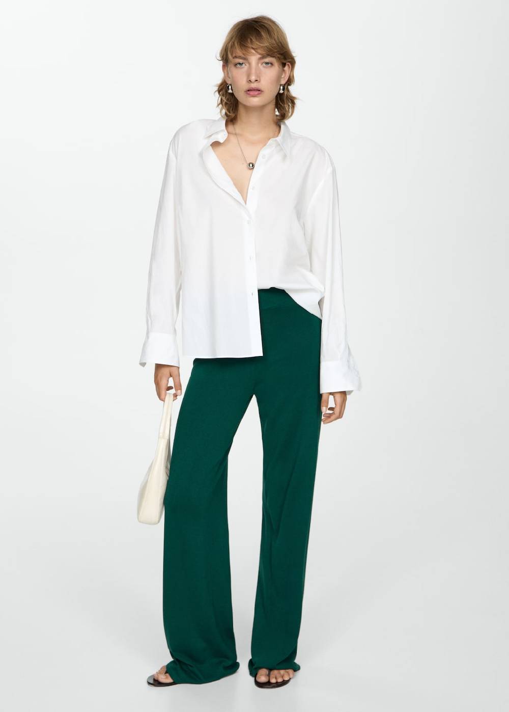 Mango Wideleg-Strickhose Günstiger Verkauf