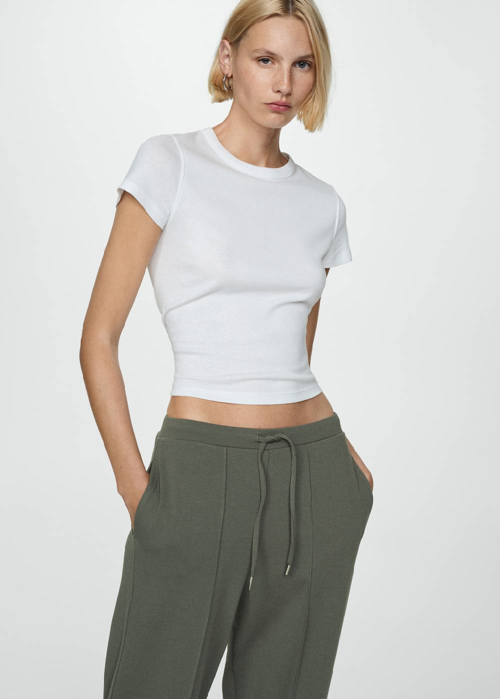 Mango Jogger Pants mit Nähten Blitzverkäufe