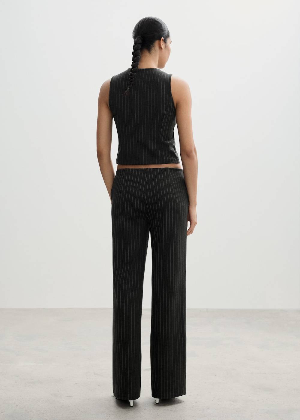 Mango Gerade Hose aus Romanit-Jersey Limitierter Zeitrabatt