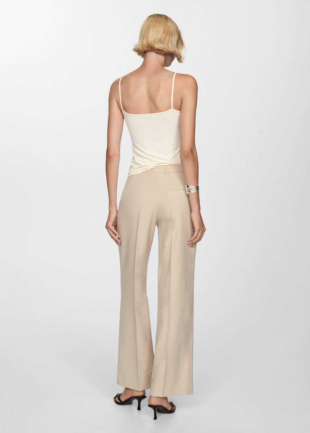 Mango Gerade Bundfaltenhose Fabrikpreis