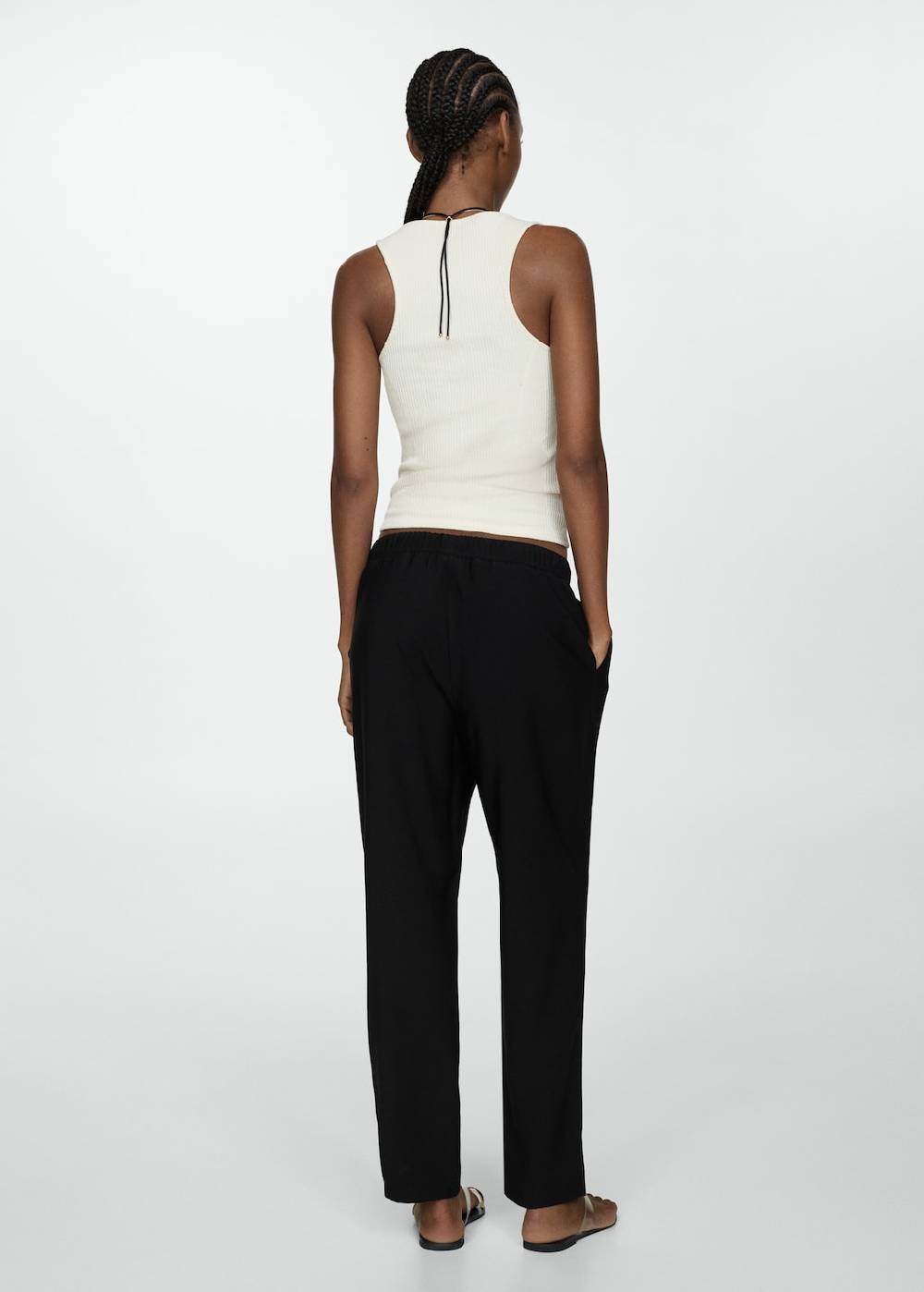 Mango Jogger Pants mit Kordel Günstig kaufen