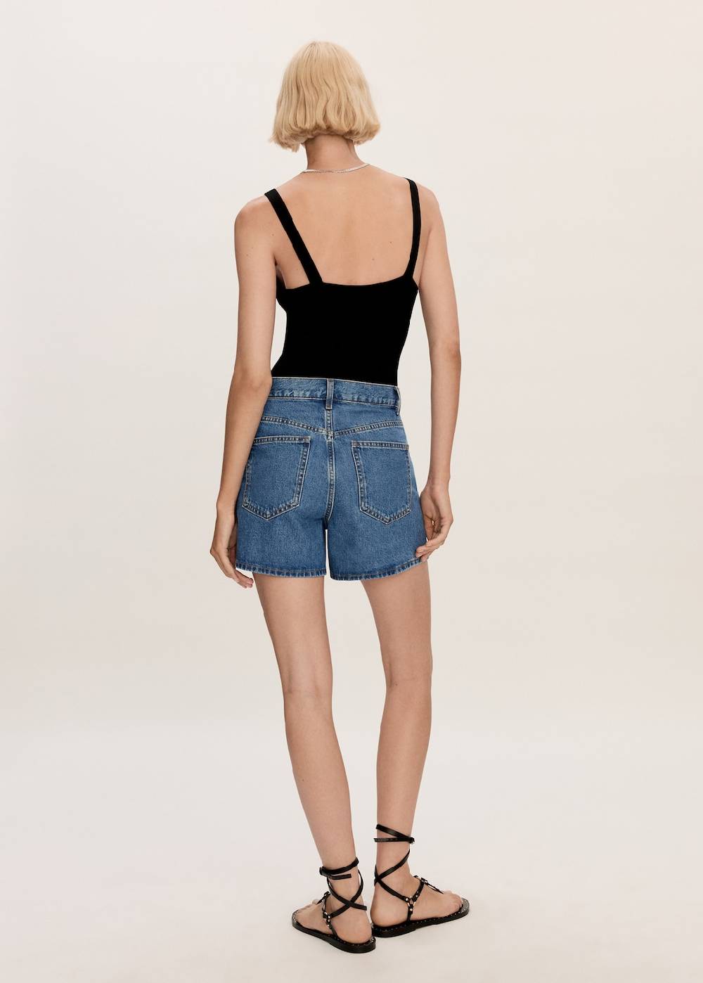 Mango Jeans-Shorts mit hoher Taille Flash Sale