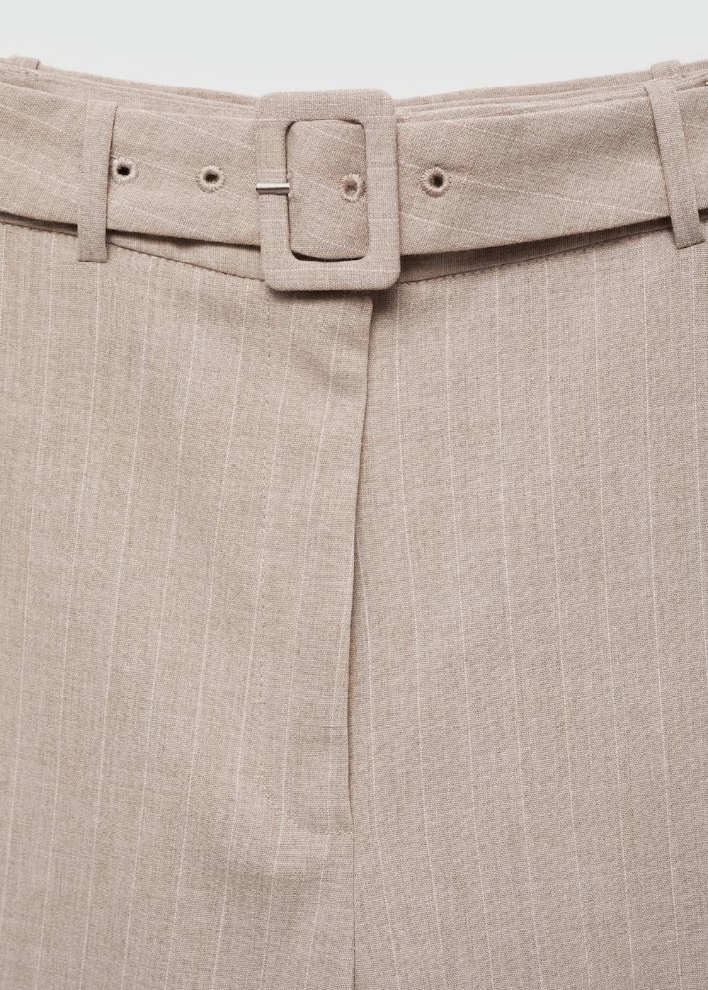 Mango Gerade Nadelstreifenhose Preisnachlass