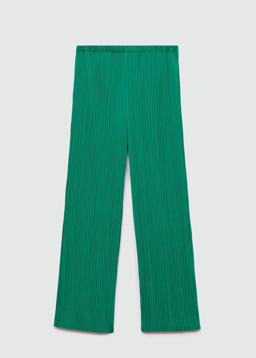 Mango Fließende Plissée-Hose Vatertagsangebot