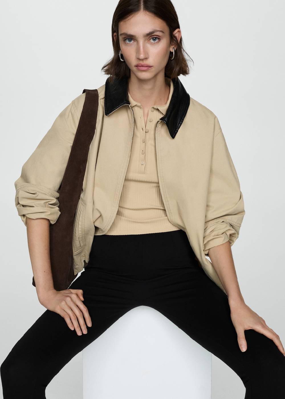 Mango Legging mit hohem Bund Lagerräumung