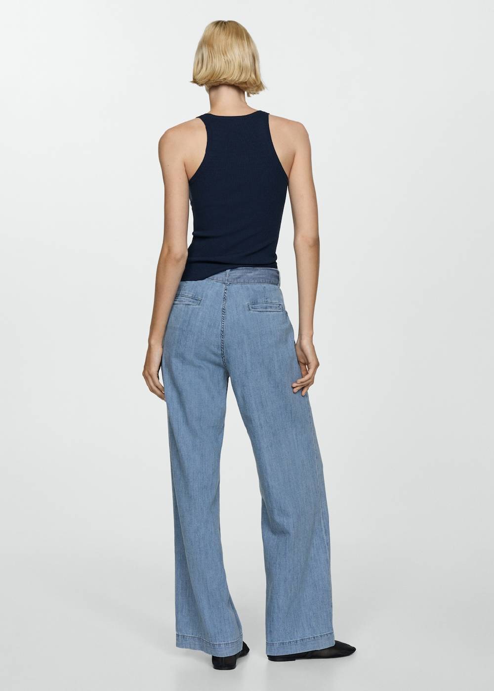 Mango Fließende Hose mit Gürtel Bestseller
